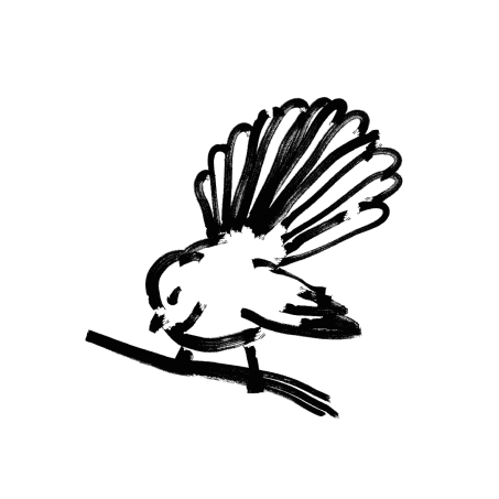 Fantail Centred White