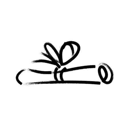 Paper Scroll Centred White